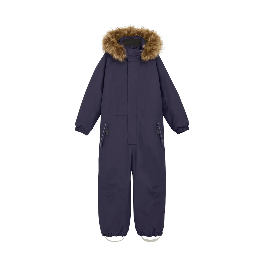 Color Kids Kids’ Coverall With Fake Fur Graystone v:2619916 Color Kids Kids’ Coverall With Fake Fur Graystone v:2619916