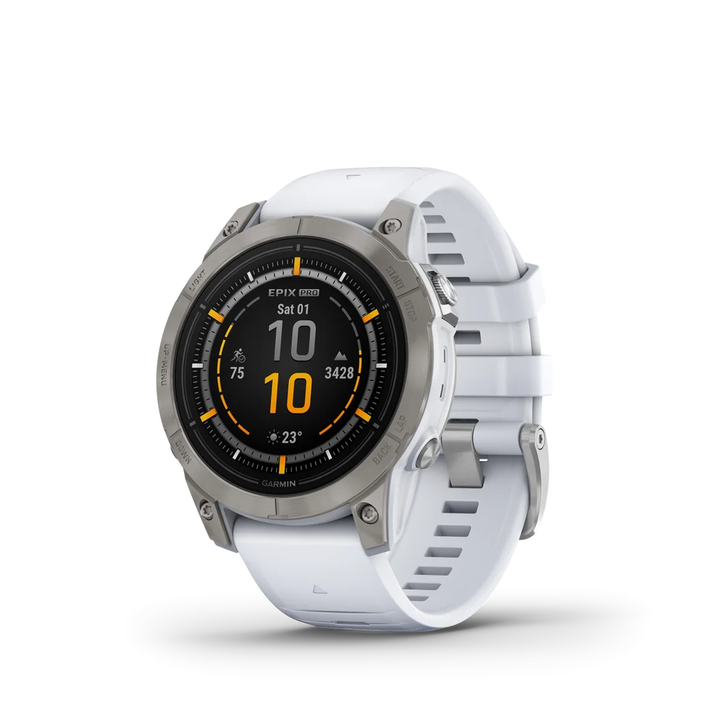 Garmin epix Pro (Gen 2) – Sapphire Edition 47mm Whitestone multisportklokke v:7552098