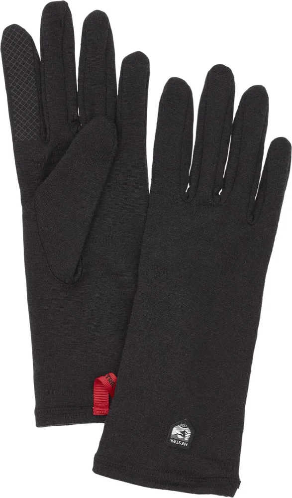 Hestra Merino Wool Liner Long Black v:9116273