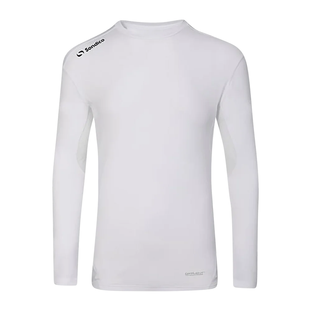 Base Core Long Sleeve, kompresjonstrøye, herre - Hvit v:4519900