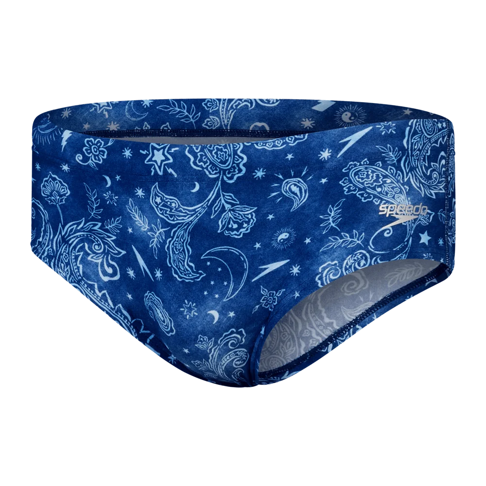 13.5cm Club Training Allover Brief, svømmetruse, badebukse, herre – Blå v:8019201