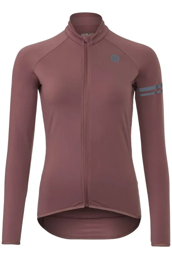 AGU Essential Thermo LS Dame Sykkeltrøye Lilla, Str. S v:2523598 AGU Essential Thermo LS Dame Sykkeltrøye Lilla, Str. S v:2523598