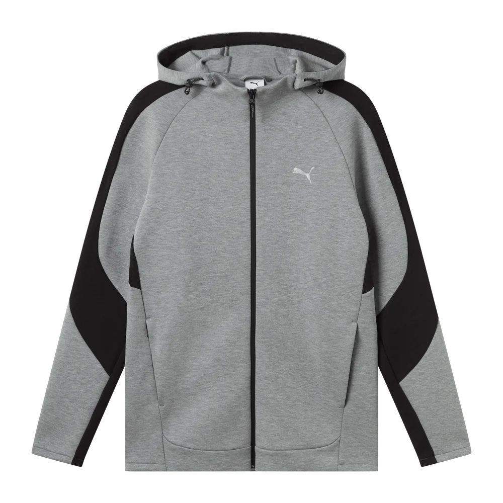 Evostripe Full-Zip Hoodie DK, hettejakke, herre – Grå v:5998293 Evostripe Full-Zip Hoodie DK, hettejakke, herre – Grå v:5998293