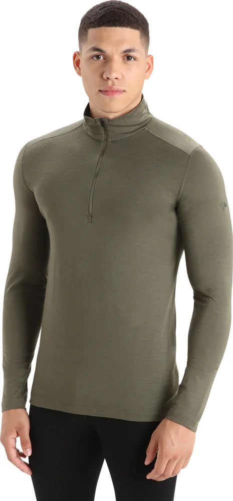 Icebreaker Men's 200 Oasis Longsleeve Half Zip Loden v:1927003