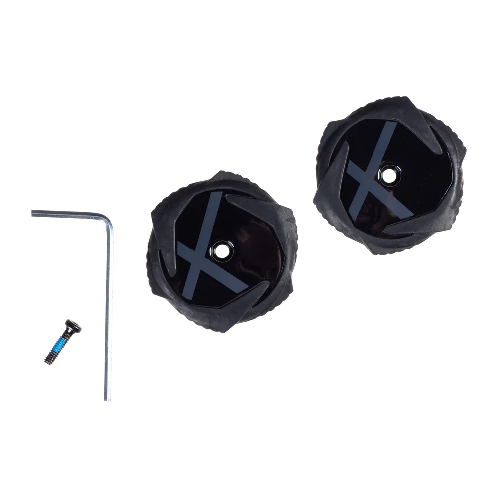 Slw X-Dial Knob Kit, erstatningsknotter – Svart v:5273495