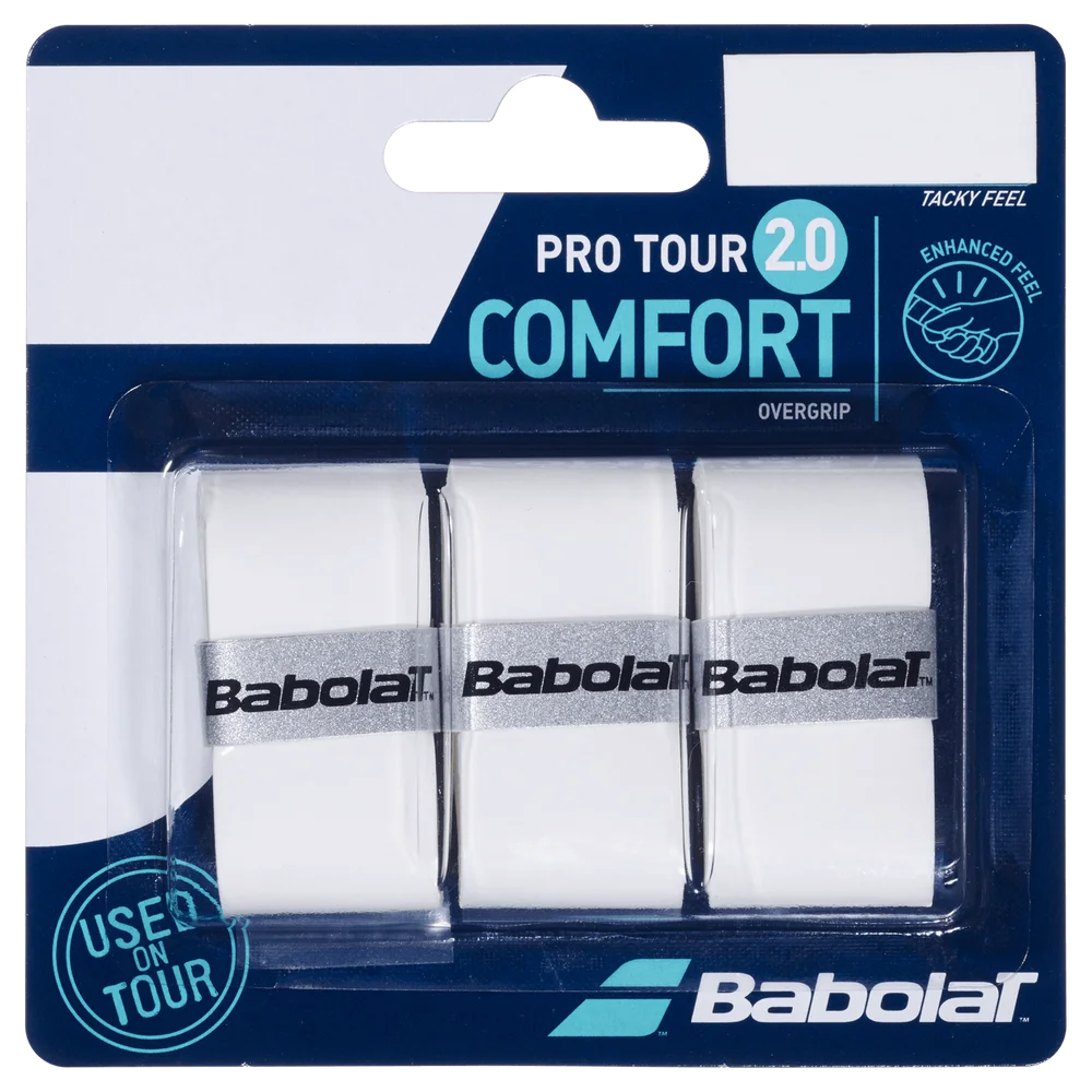 Pro Tour 2.0 x3, gripteip - Hvit v:9393822