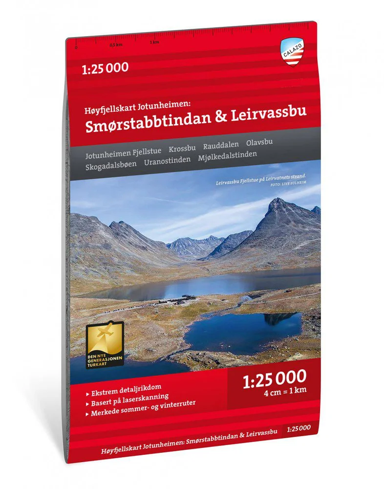 Høyfjellskart Jotunheimen v:4415183