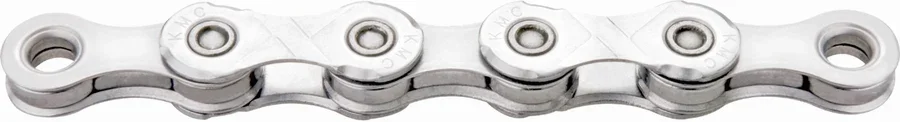 KMC X12 Silver Waxed Kjede SRAM/Shimano 12-delt, 126 Linker, 268g v:8763655