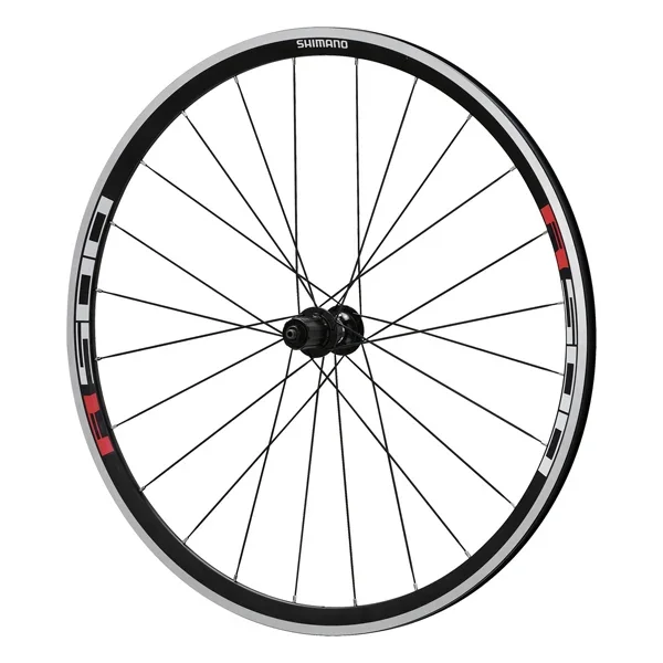 Shimano WH-R501 Bakhjul Sort/Rød, Clinch, 24H, 8-10-delt, 1078 g v:4564387