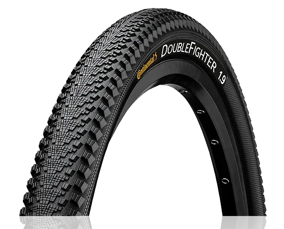 Conti Double Fighter III Sport 27.5 Dekk 27.5 x 2.0, 180 TPI, Ikke foldbart, 845g v:6578829