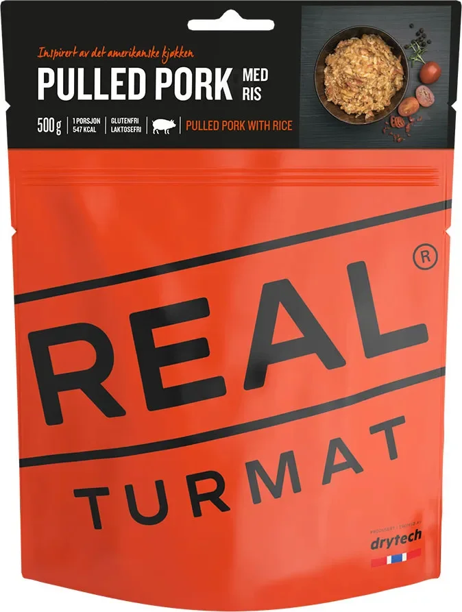 Pulled Pork med ris - Real Turmat v:5280086