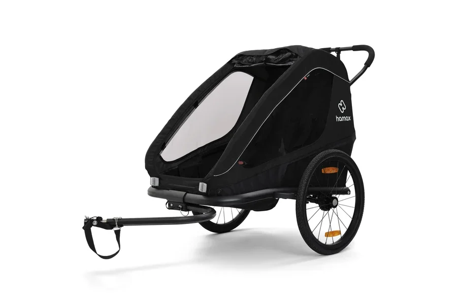 Hamax Traveller Barnevogn Khaki Green/Black, 2-barn v:4415085