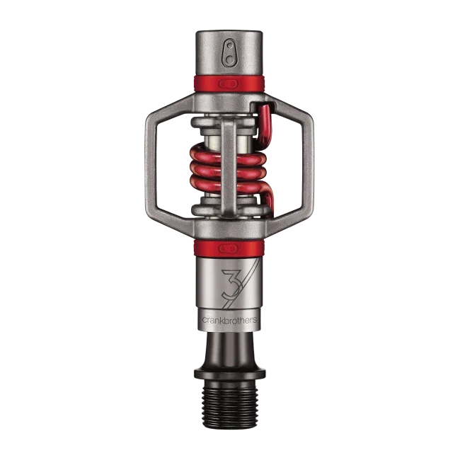 Crankbrothers Eggbeater 3 Pedaler Rød/Sølv, 290 gr. per sett v:7383063 Crankbrothers Eggbeater 3 Pedaler Rød/Sølv, 290 gr. per sett v:7383063