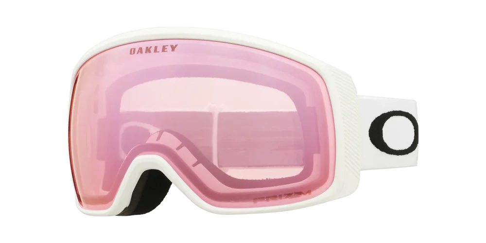 Oakley Flight Tracker M Matte White / Prizm Snow Hi Pink goggle v:6655626 Oakley Flight Tracker M Matte White / Prizm Snow Hi Pink goggle v:6655626