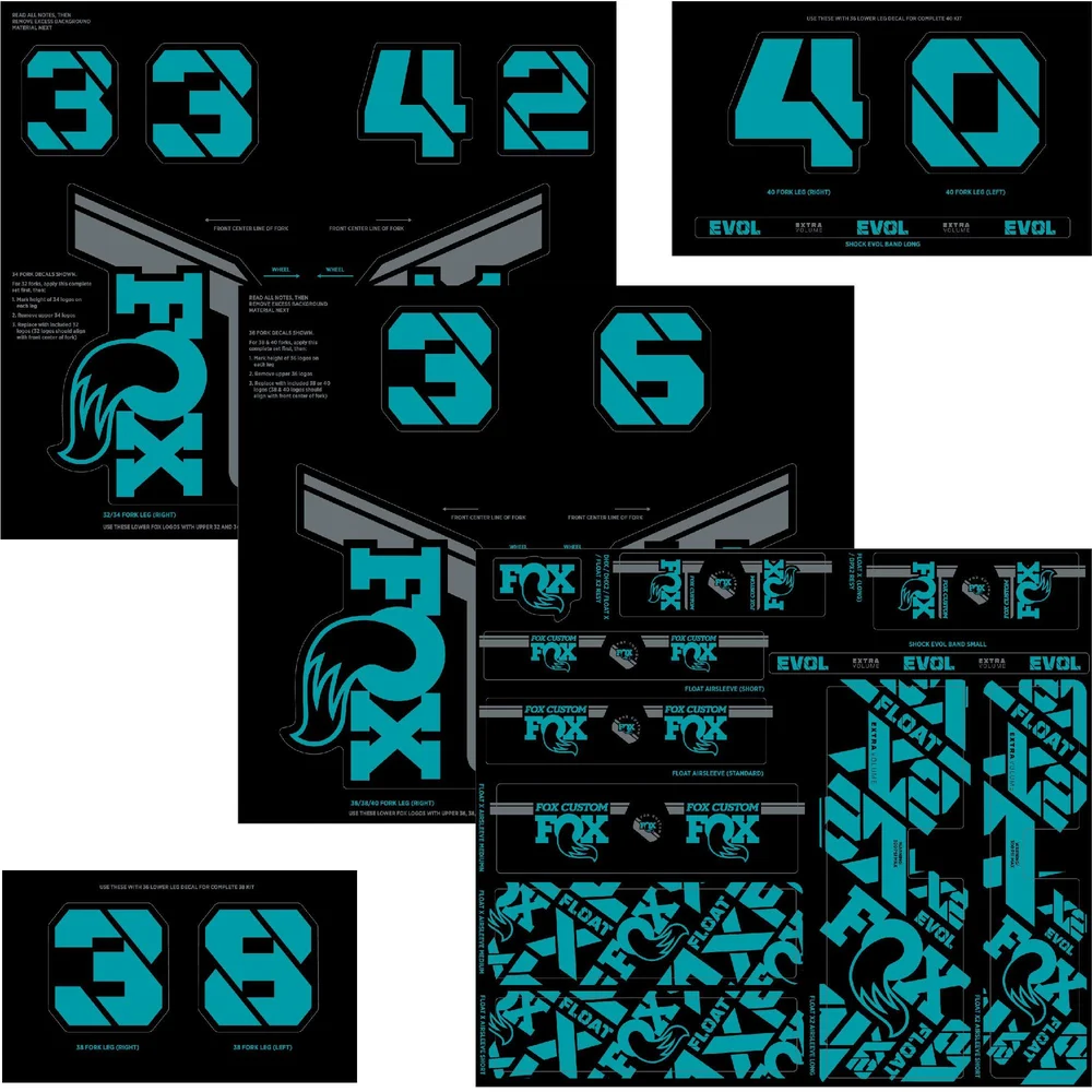 Fox Decal Fork and Shock Kit v:4774111