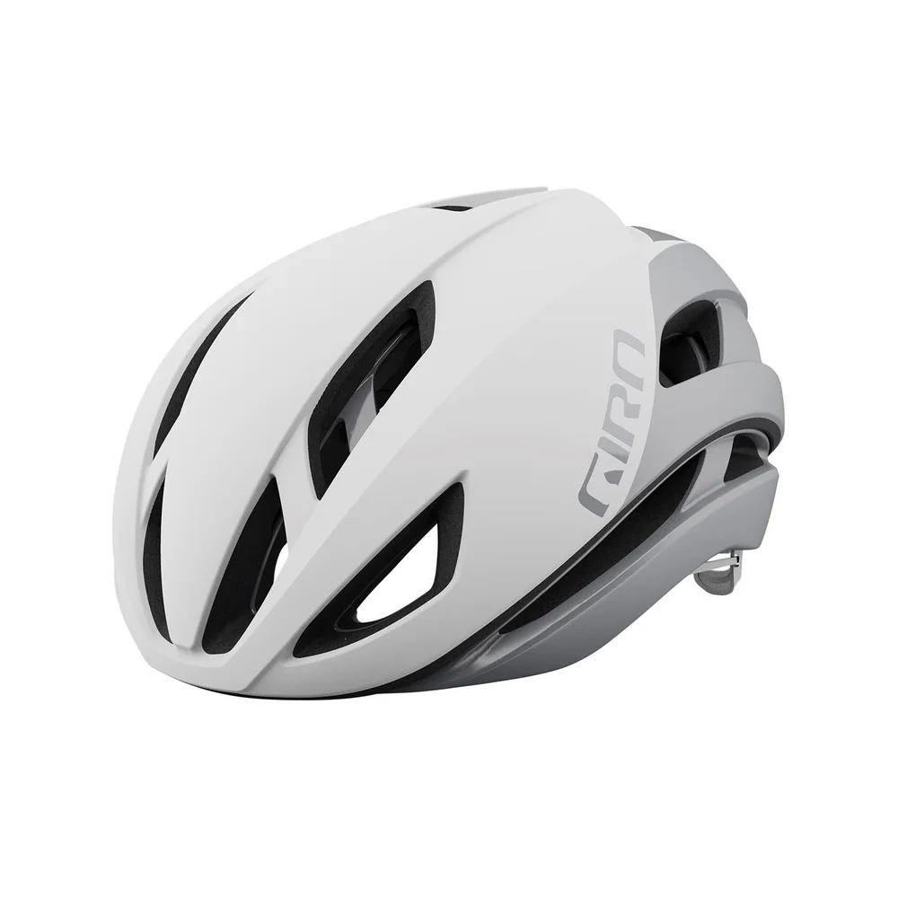 Giro Eclipse Spherical Matt Hvit/Sølv Sykkelhjelm v:9090804
