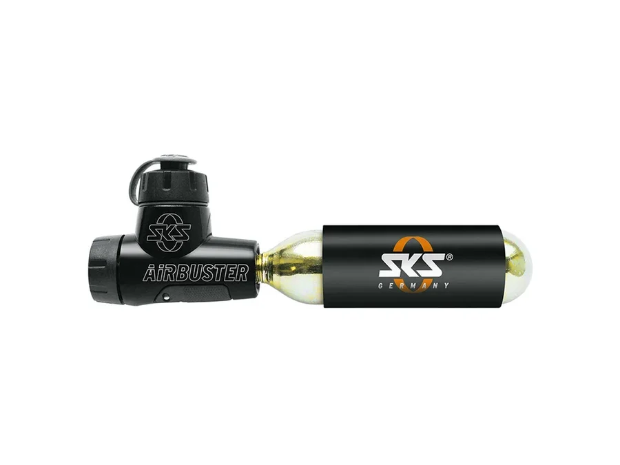 SKS Co2 pump Airchamp Pro Pumpe CO2-patron og SKS 2-punkts pumpeholder v:1735555 SKS Co2 pump Airchamp Pro Pumpe CO2-patron og SKS 2-punkts pumpeholder v:1735555