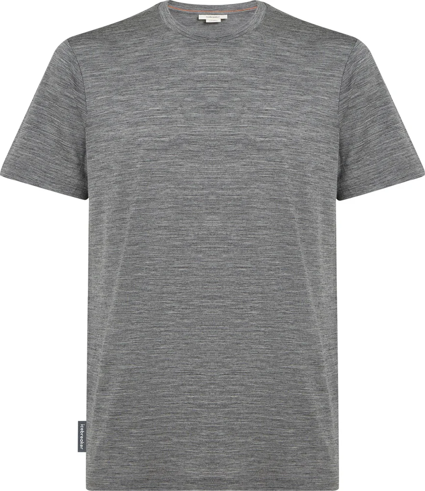 Icebreaker Men Merino 150 Tech Lite Iii Ss Tee Gritstone Heather v:6828770