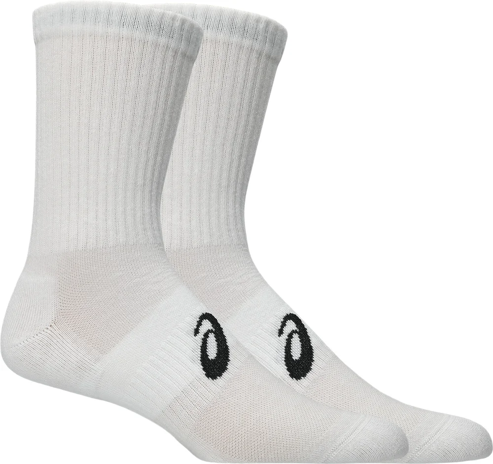 Asics 6 Pack Crew Sock Brilliant White v:4807441 Asics 6 Pack Crew Sock Brilliant White v:4807441