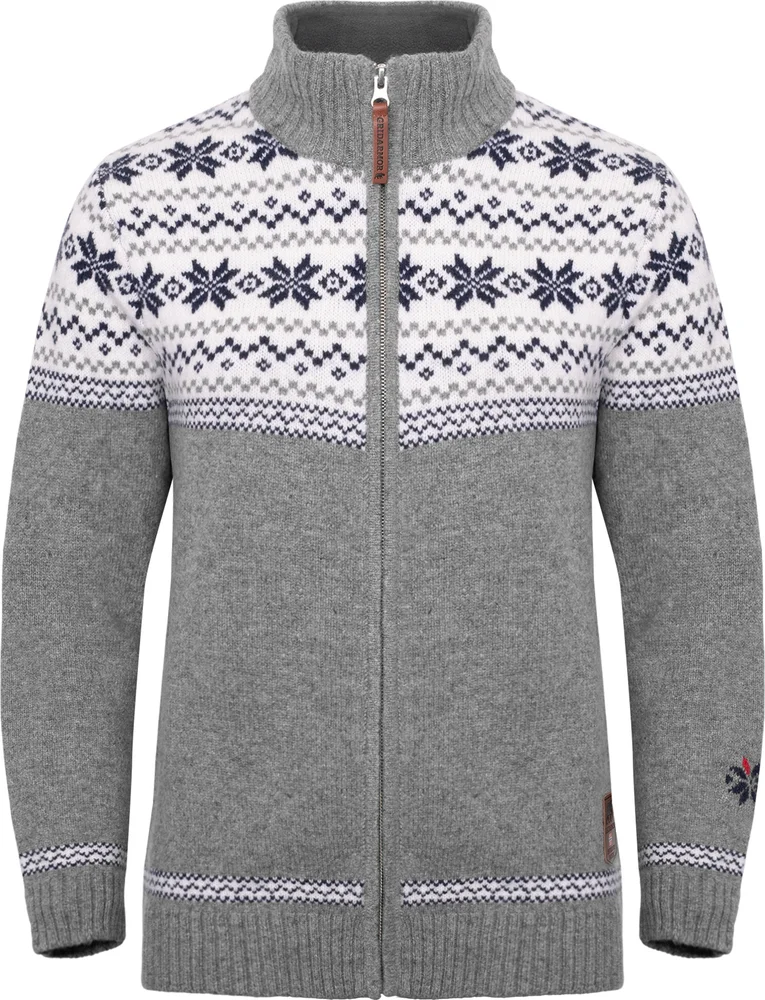 Gridarmor Women’s Snøstjerne Full Zip Ullgenser Mid Grey Melange v:4843543 Gridarmor Women’s Snøstjerne Full Zip Ullgenser Mid Grey Melange v:4843543