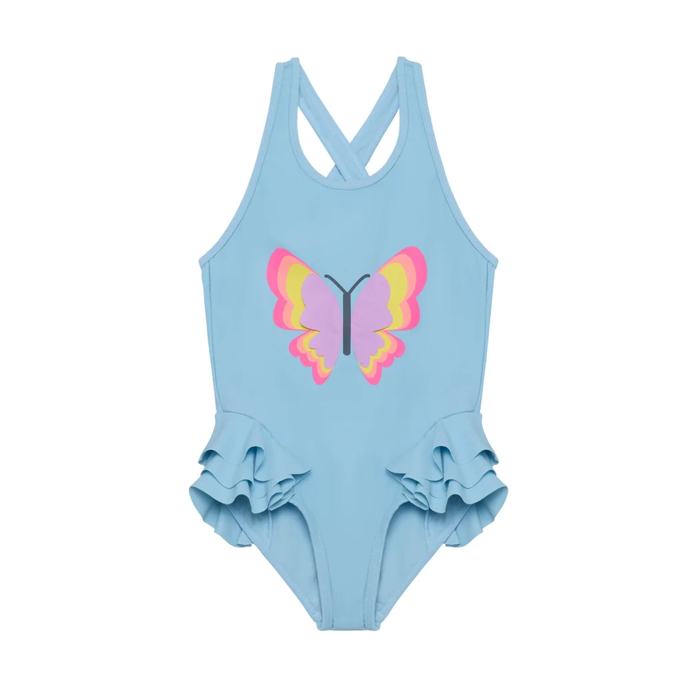 Color Kids Swimsuit W. Application Cerulean v:7172027 Color Kids Swimsuit W. Application Cerulean v:7172027