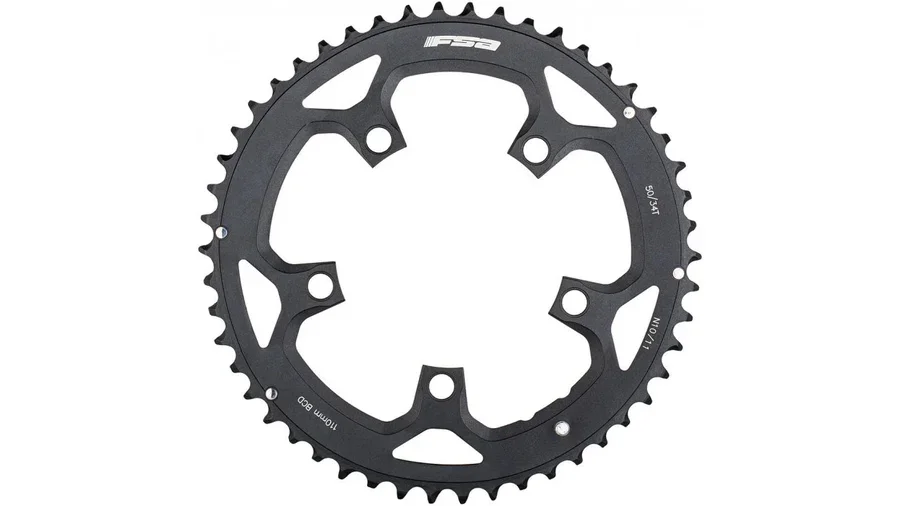 FSA Pro 50T Ytterdrev Sort, 2x, 50T, 110 BCD, 5 hull v:9219314