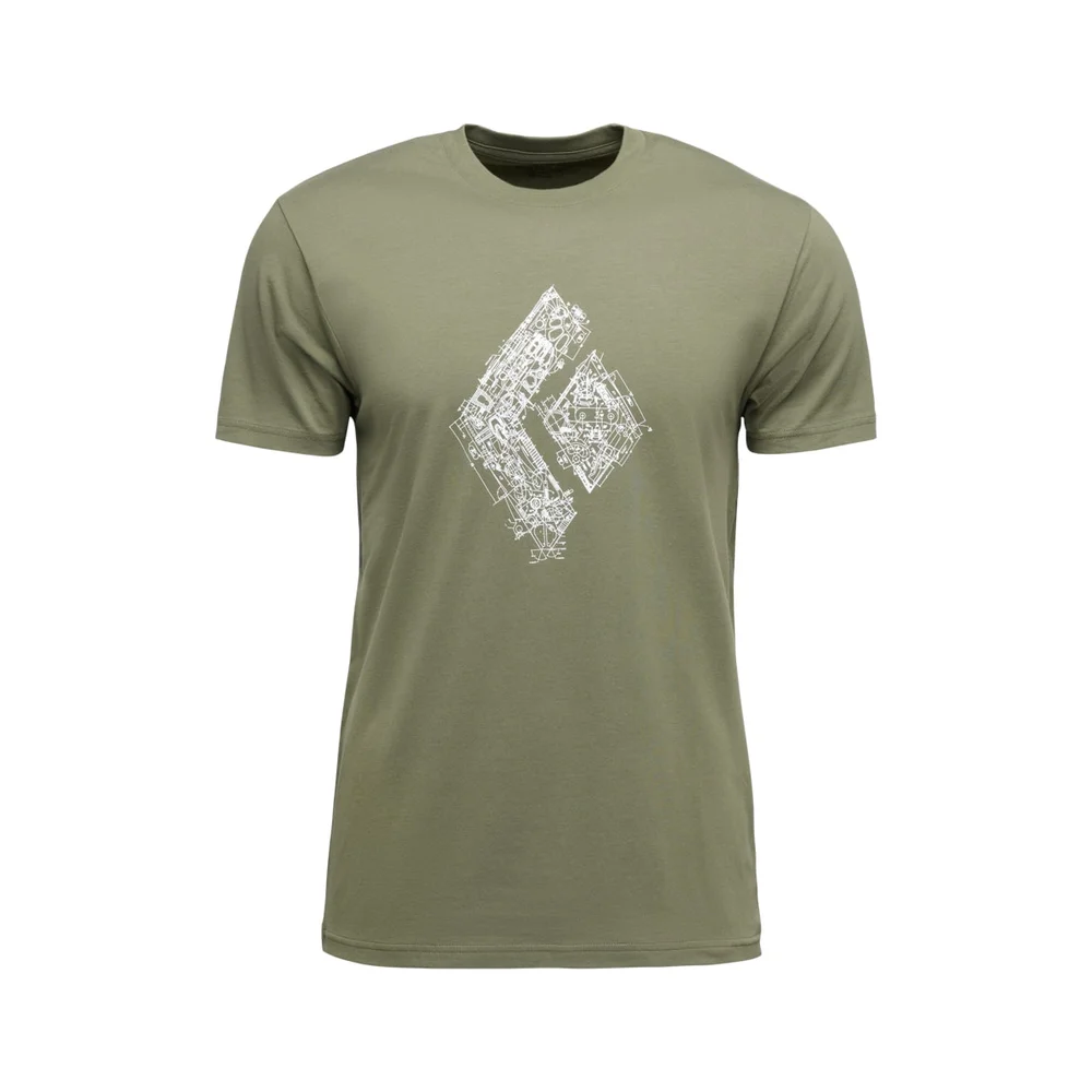 Black Diamond M Engineered Diamond SS Tee Tundra v:9162312