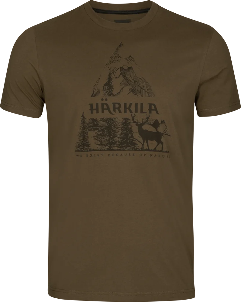 Härkila Men’s Härkila Nature Shortsleeve T-Shirt Willow Green v:7537227 Härkila Men’s Härkila Nature Shortsleeve T-Shirt Willow Green v:7537227