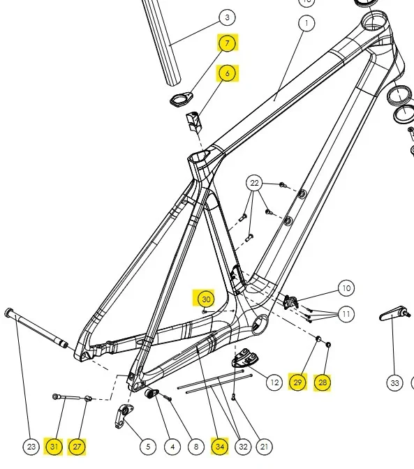 Bianchi Infinito ICR Reservedeler Kit med reservedeler til Infinito ICR v:4382498