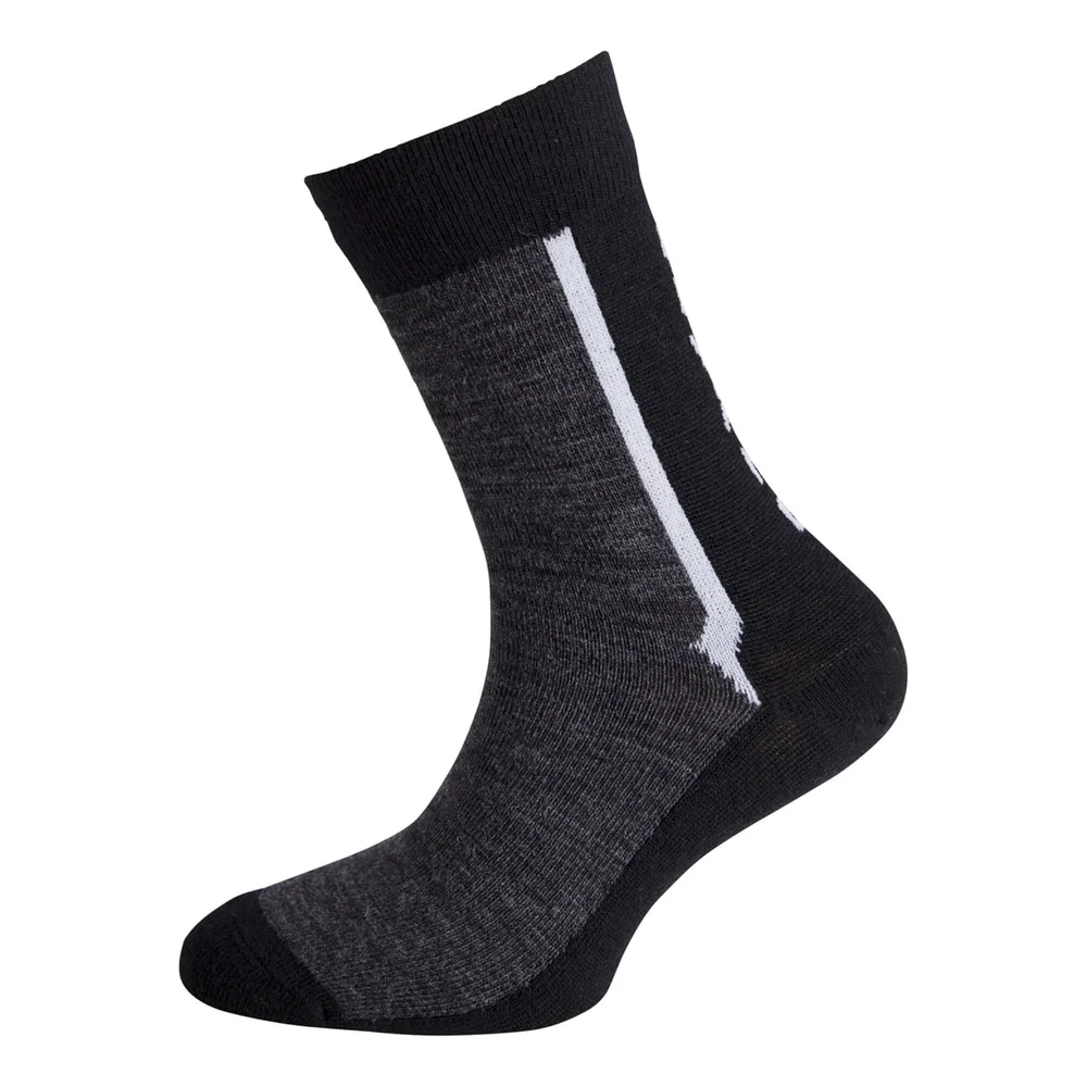 Ulvang Juniors’ Ultra 2-pack Charcoal Melange/Black v:1336393