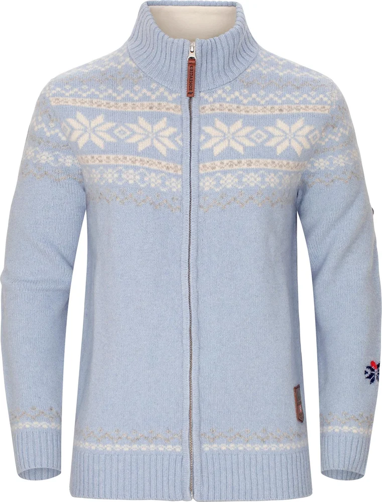 Gridarmor Snøstjerne FZ Ullgenser Wmn 2.0 Chambray Blue v:1857609