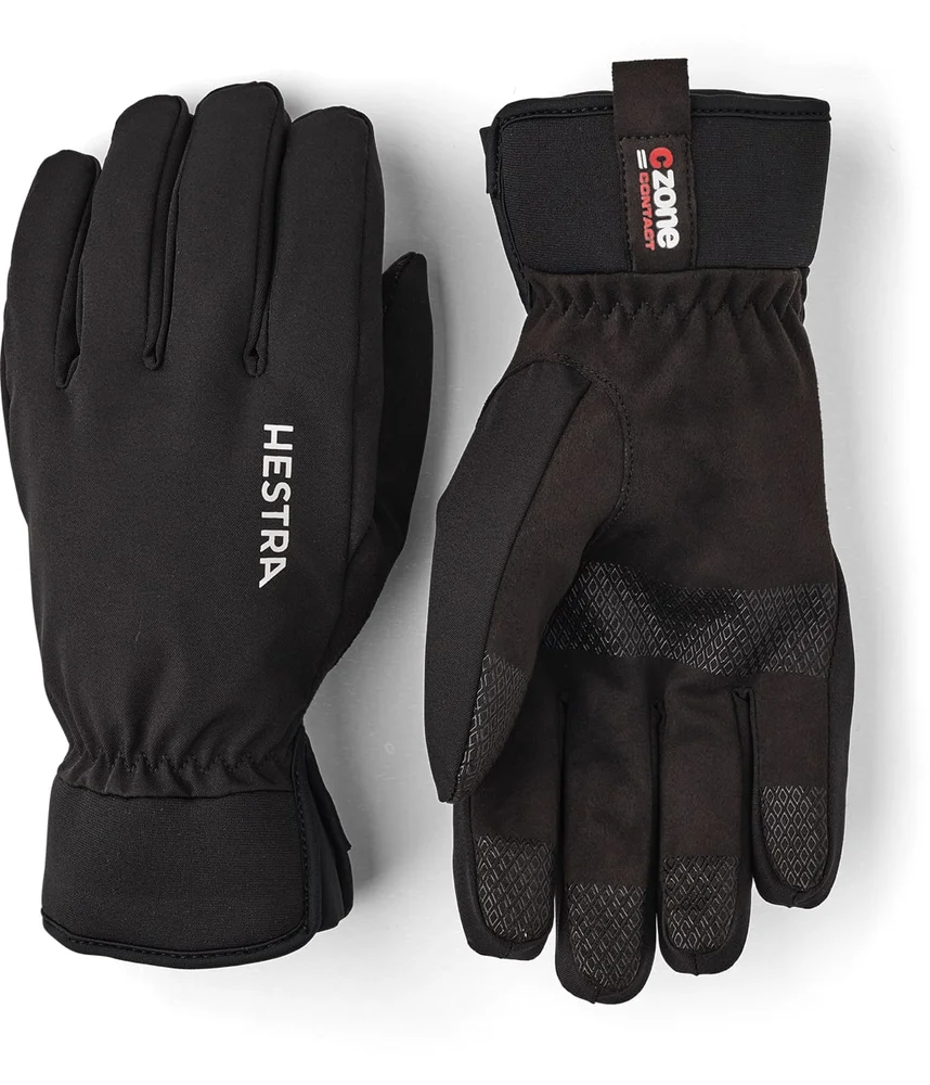 Hestra Czone Contact Glove -5 Finger Black v:8991523 Hestra Czone Contact Glove -5 Finger Black v:8991523