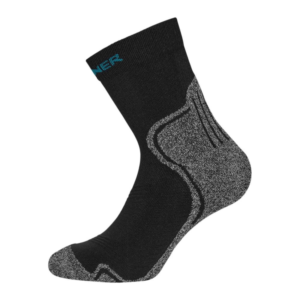 Hellner Mid Tech Run Sock Black Beauty v:7596286 Hellner Mid Tech Run Sock Black Beauty v:7596286