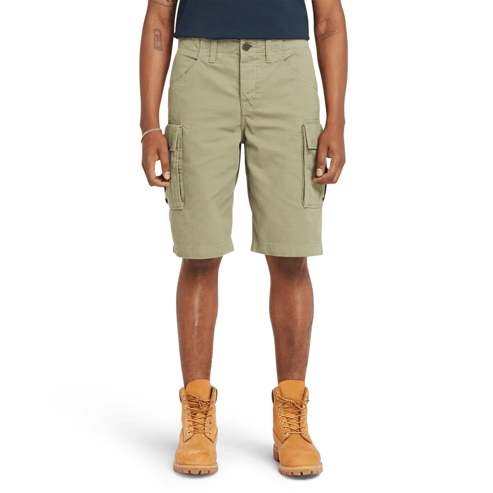 Twill Cargo Short – Grønn v:2273316