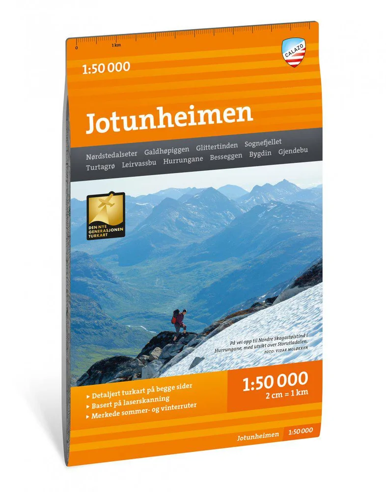 Turkart Jotunheimen 1:50 000 v:7848557