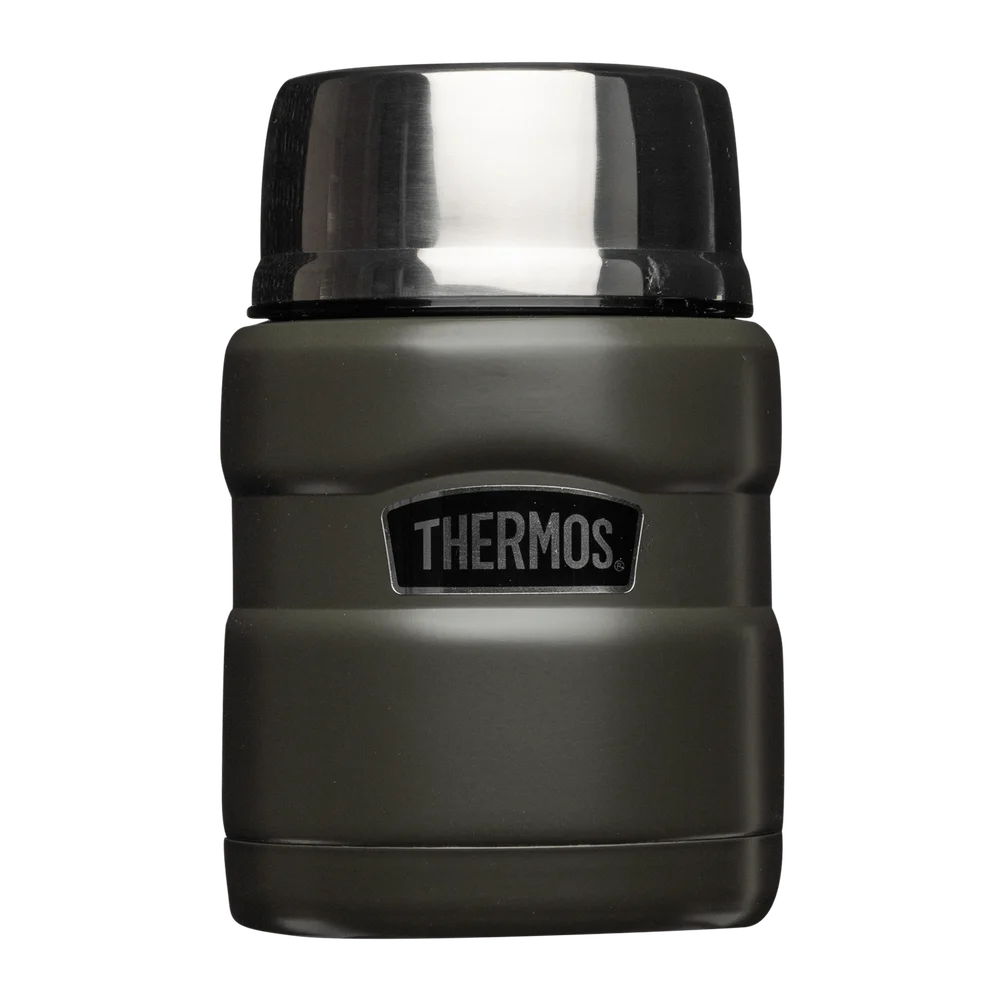 King Stainless steel vakuum food jar Army Green 470 ml with – Grønn v:1212913 King Stainless steel vakuum food jar Army Green 470 ml with – Grønn v:1212913