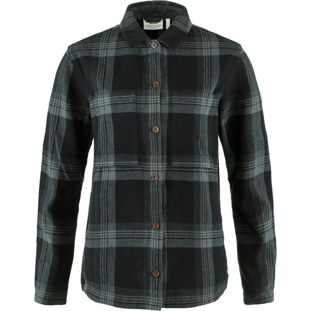 Fjällräven Singi Flannel Overshirt W Black-Iron Grey v:2950950 Fjällräven Singi Flannel Overshirt W Black-Iron Grey v:2950950