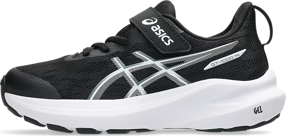 Asics GT-1000 14 PS Black/steel Grey v:4944967 Asics GT-1000 14 PS Black/steel Grey v:4944967