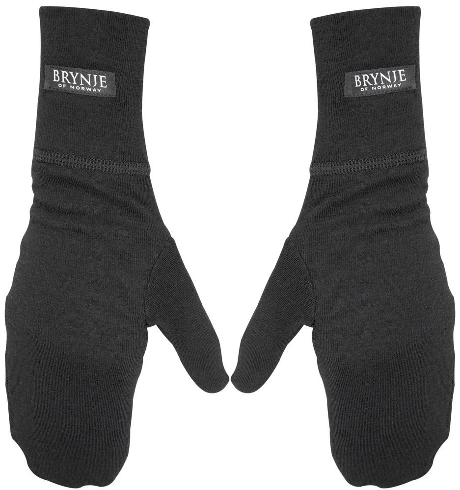 Brynje Arctic Mittens with Net Lining Black v:5426140 Brynje Arctic Mittens with Net Lining Black v:5426140