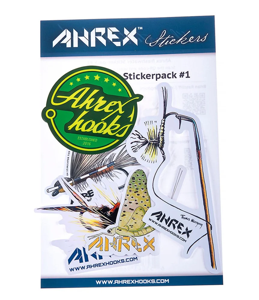Ahrex Hooks Ahrex Freshwater Sticker Pack #1 5 Flue Klistremerker Fra Ahrex v:5247376 Ahrex Hooks Ahrex Freshwater Sticker Pack #1 5 Flue Klistremerker Fra Ahrex v:5247376
