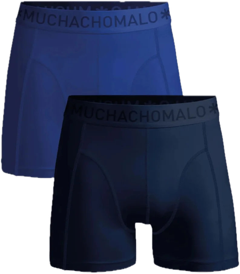 Muchachomalo 1010 Solid Boxer 2pk 809 Blue/blue v:9497498 Muchachomalo 1010 Solid Boxer 2pk 809 Blue/blue v:9497498
