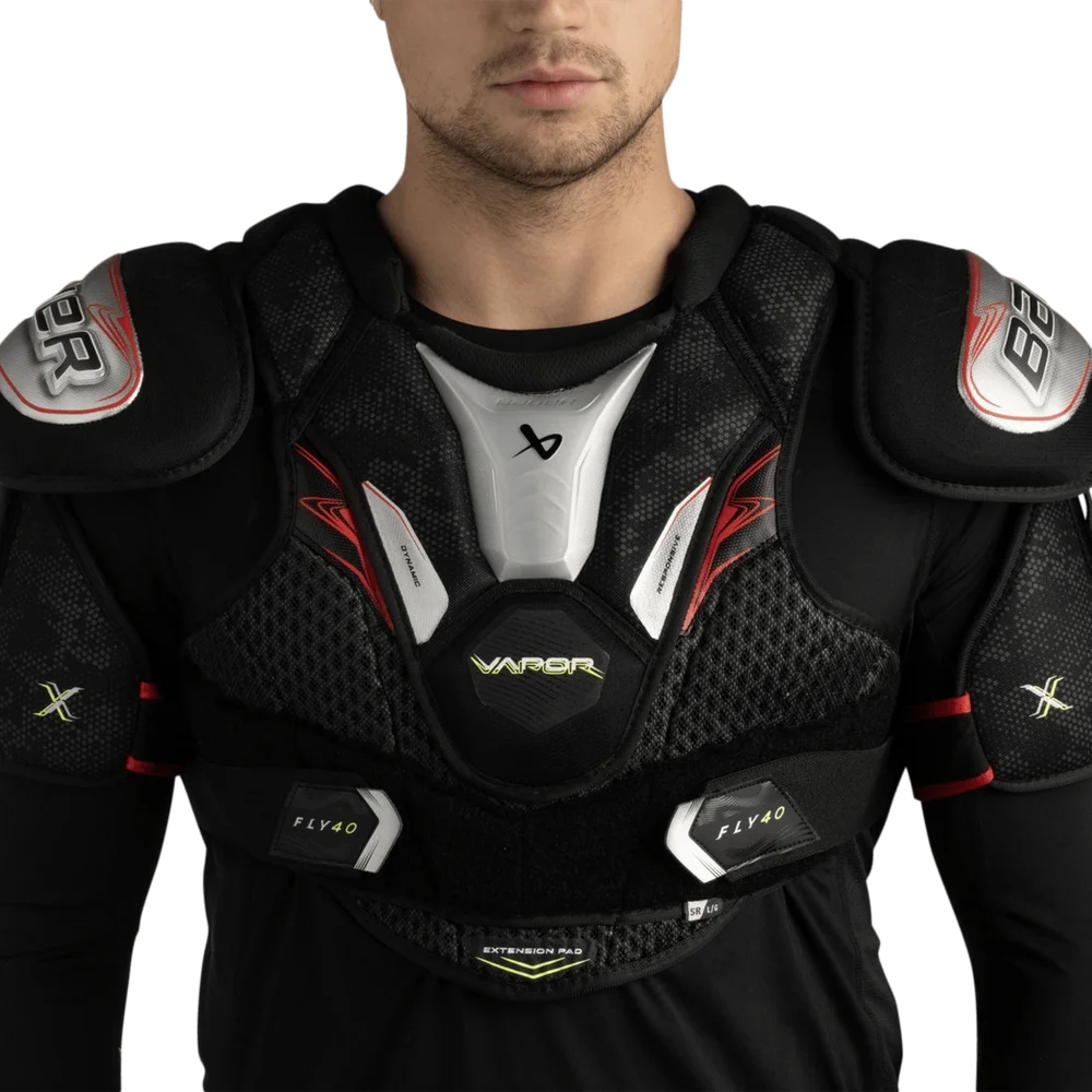 S25 Vapor FLY40 Shoulder Pad, skulderbeskyttelse, intermediate 26/27 – Svart v:3471264