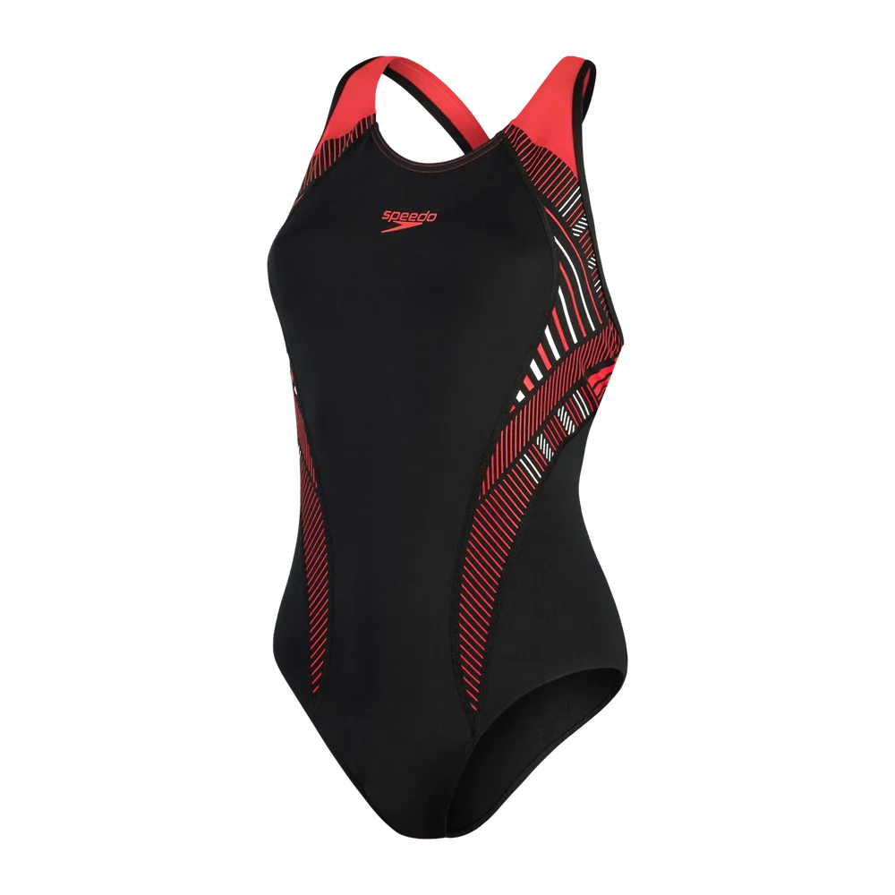 Womens Placement Laneback, badedrakt, dame – Svart v:6992425
