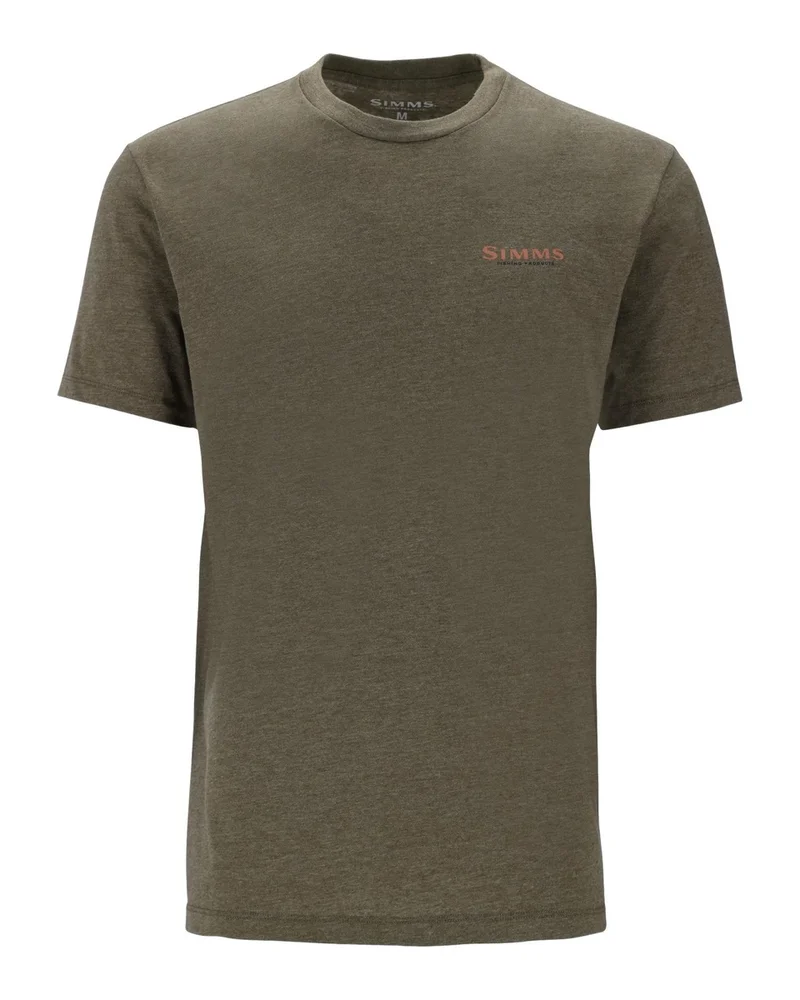 Simms Let It Fly T-Shirt Military Heather v:9295025