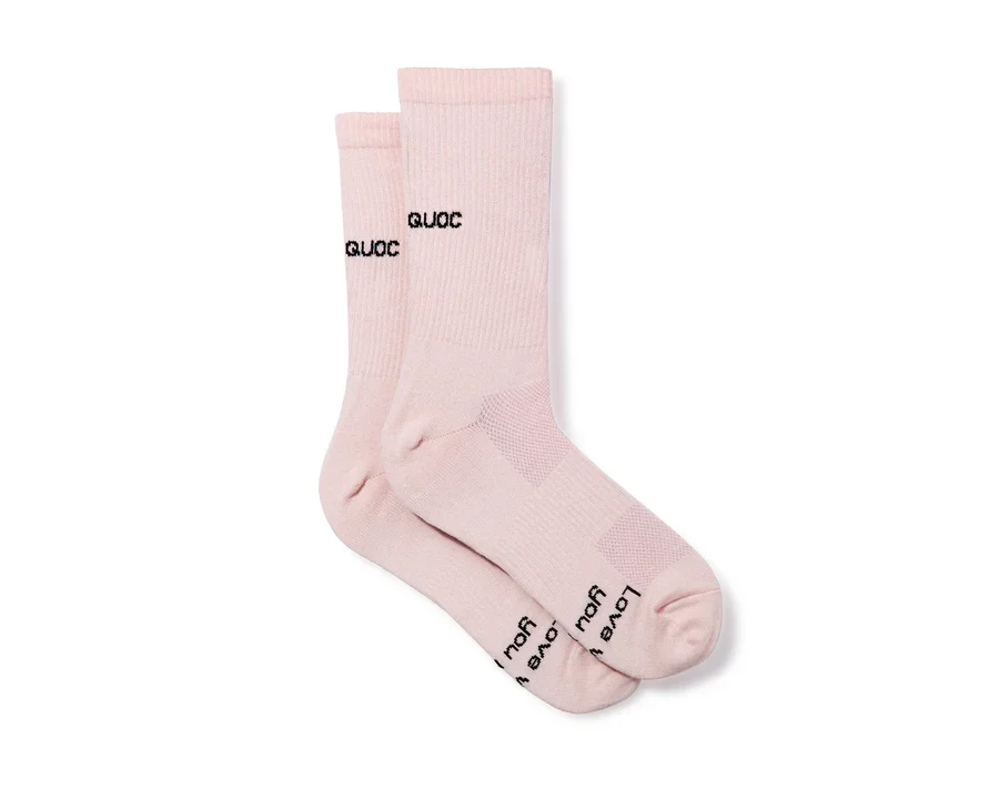 QUOC All Road Sokker Dusty Pink, Str. S v:6456925