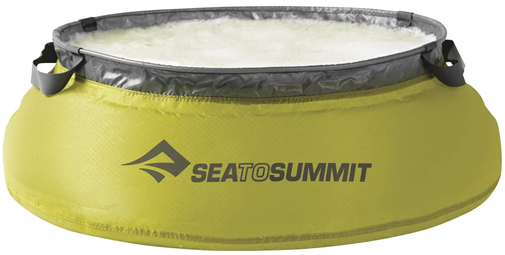 Sea To Summit Ultra-Sil Kitchen Sink 10L Lime/Grey v:9093007 Sea To Summit Ultra-Sil Kitchen Sink 10L Lime/Grey v:9093007