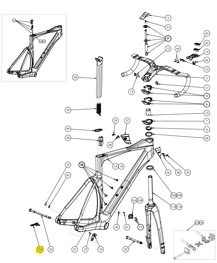 Bianchi Aksling Håndtak Oltre Comp/Pro/RC v:6060726